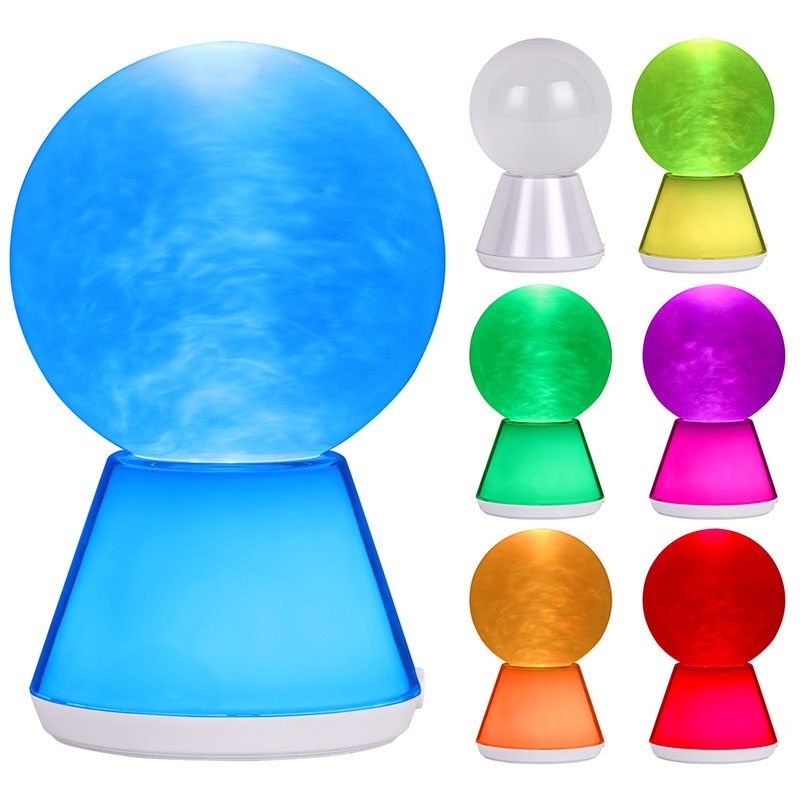 Ball Shade Night Light με Συννεφιασμένο Υγρό