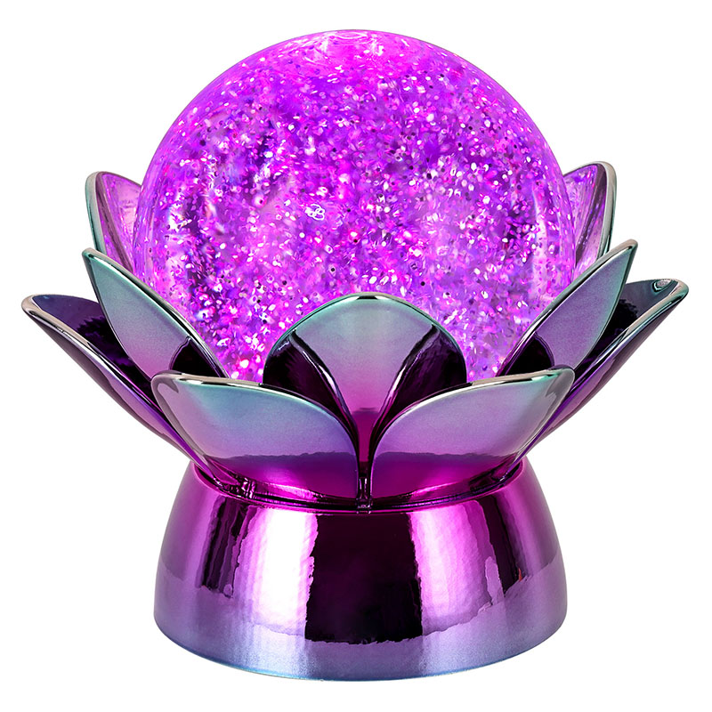 Κομψό Lotus Crystal Ball Night Light