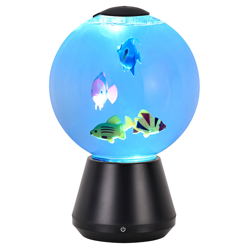 Κινούμενη λυχνία LED Fish Globe