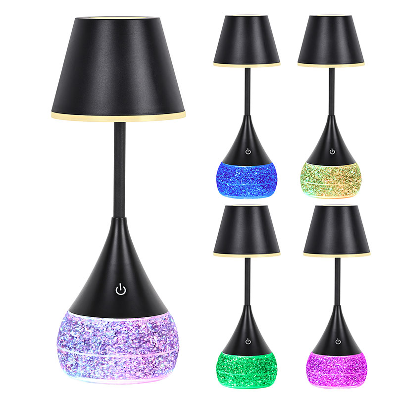 Λάμπα LED Liquid LED με μεταλλικό σχήμα