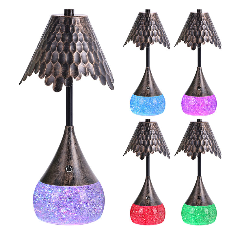 LED LED LED LED με RGB GLITTER BASE